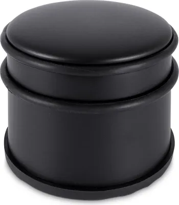 Immagine prodotto di Fermaporta - Ø 9 cm - Nero - Acciaio inox - Gomma