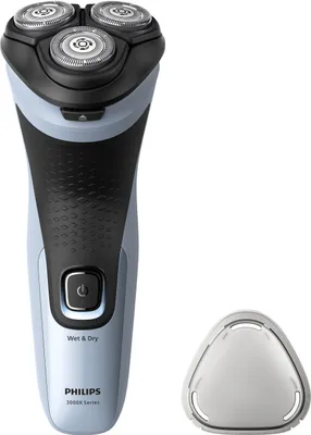Immagine prodotto di Rasoio serie 3000 3 testine w&d li ion 1h auton 40min indicatore carica rasaerba c Philips X3003.00