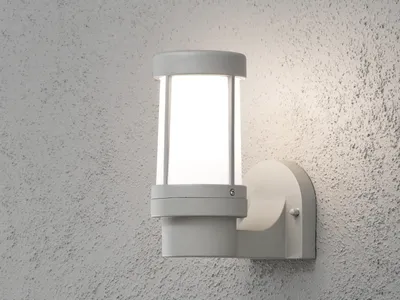 Produktbild von Konstsmide Siena grau lackiertes Aluminium, opales Glas 7513-302