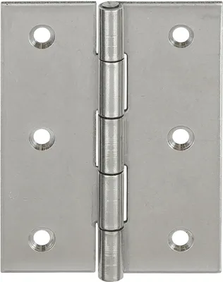 Produktbild von VORMANN Scharnier 10502 H.60 mm B.46 mm S.1,2 mm VA gerollt halbbreit - 10502060