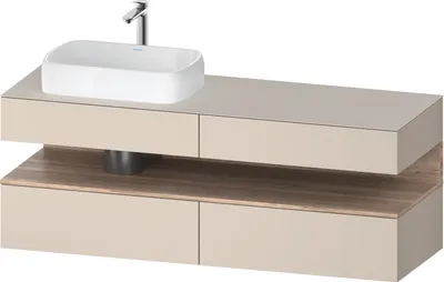 Produktbild von DURAVIT QA4777055830000 QTG KWTU WH Ek. 1600x550x600 Tp. Smt