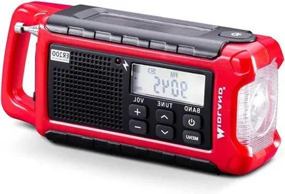 Immagine prodotto di Generatore di emergenza portatile con lampada a LED, caricabatterie solare e radio USB