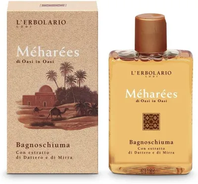 Produktbild von L'Erbolario MEHAREES Pflegender Badeschaum 250 ml mit Dattel & Weihrauch