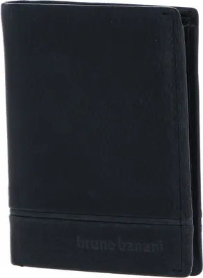 Produktbild von bruno banani Leder Geldbörse Frankfurt Small Wallet Black schwarz