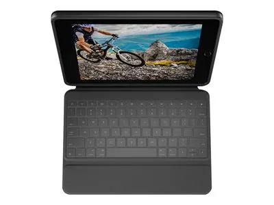 Obrázok produktu pre Logitech Rugged Folio, QWERTZ, Švajčiarsky, 1,8 cm, 1,2 mm, Apple, {loc-value}