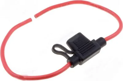 Zdjęcie produktu dla Uchwyt bezpiecznika samochodowego z kablami 11.1mm 30Amp 32V