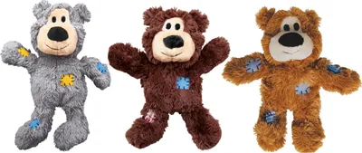 Produktbild von KONG Wild Knots Bears, Hund, Plüschspielzeug, Braun, Plüsch
