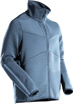 Produktbild von Mascot Fleecepullover mit Reißverschluss 22503 Gr. S, steinblau