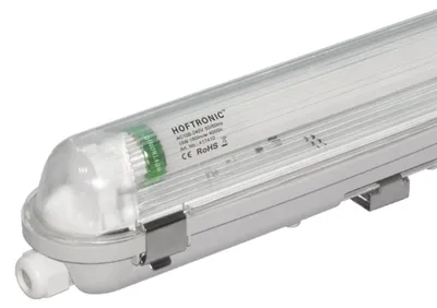 Produktbild von hoftronic LED Feuchtraumleuchte 60cm T8 G13 9W 1440lm 4000K IP65