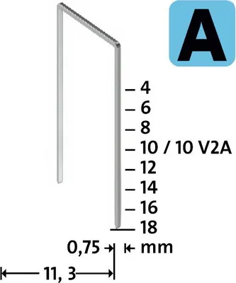 Obrázek produktu pro novus 042-0780 novus Tackerklammern Feindraht superhart 53/12, 800 St.