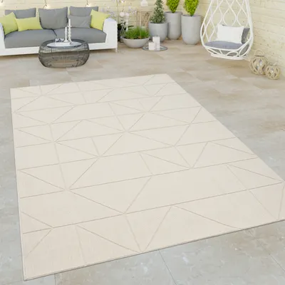 Immagine prodotto di Tappeto per esterni Scandinavo resistente alle intemperie Moderno e di facile manutenzione per interni ed esterni Dimensioni 120x170 cm