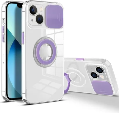 Produktbild von König Design Hülle kompatibel mit Apple iPhone 13 mini Kunststoff Soft Handyhülle - Handy Case Violett
