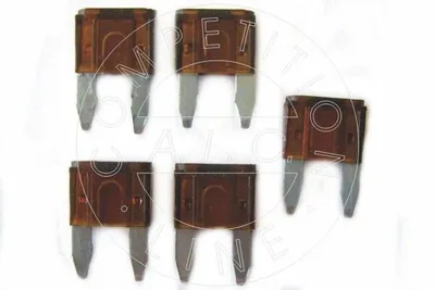 Produktbild von Mini-Flachstecksicherung 7,5 A, Braun, nach DIN 72581/3, 5er Pack