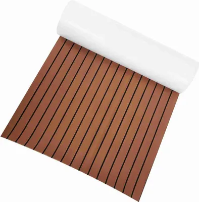 Produktbild von Boot Vloermatten Teak Jacht Vloerzeil Bootvloer EVA Antislip Schuimvloer Jachtvloerbescherming & Dekoration Donkerbraun