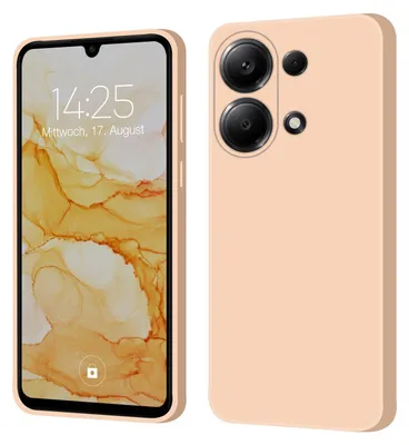 Produktbild von Hülle für Xiaomi Redmi Note 13 Pro Case Cover Bumper Smartphone Softgrip Schutzhülle Farbe: Rosa