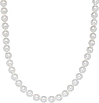 Produktbild von Yokoamii Perlen-Kette Metall-Legierung Muschelkernperle 50020172