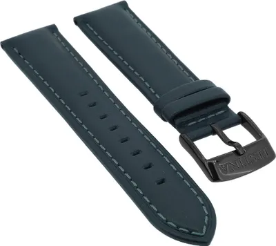 Produktbild von Festina Chronograph  Uhrenarmband 22mm blau Leder graue Naht  F20344