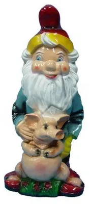 Produktbild von Design Zwerg Figur Garten Statue Skulptur Figuren Skulpturen Dekoration Deko Neu