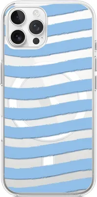 Image de Coque MagSafe pour iPhone 12 Pro Max, transparente, bleue