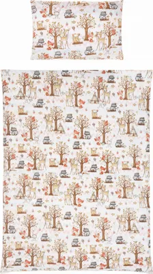Produktbild von 2-teilige Bettwäsche 135x100 cm Abenteuer Wald / Bocioland