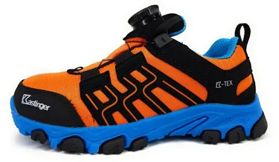 Immagine prodotto di Scarpe da bambino Kastinger, modello stringato, impermeabili, sneakers, colore arancione, per tempo libero