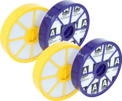 Produktbild von vhbw 2x Vormotor-Filter, 2x HEPA-Nachmotor-Filter kompatibel mit Dyson DC14, DC15, DC08, DC05 Staubsauger