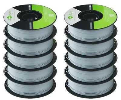 Immagine prodotto di Filamento per stampante 3D, diametro 1,75 mm, alta precisione, colore grigio (PLA)