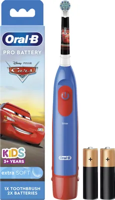 Image de Brosse à dents électrique à piles Oral-B Advance Cars