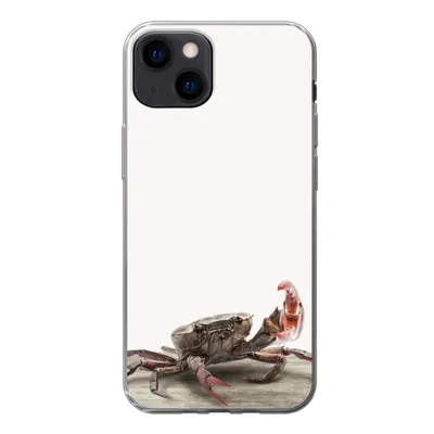 Produktbild von MuchoWow® Handyhülle Schutzhülle Hülle für iPhone 13 Kinder - Krabbe - Meerestiere - Jungen - Mädchen - Kinder Silikon Softcase Handy Hülle - Karteninhaber