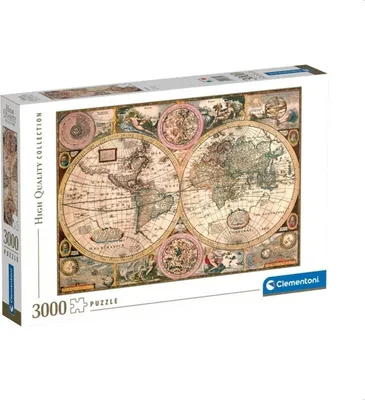 Obrázek produktu pro Vysoce kvalitní kolekce - 3000 dílků puzzle - Stará mapa