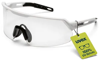 Imagen del producto de Gafas de protección Uvex ultrashield: resistentes a los arañazos y antivaho, gafas deportivas para trabajo y uso diario, con protección UV del 100%, antideslizantes y cómodas