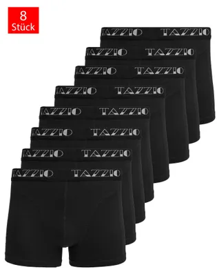 Produktbild von Tazzio Herren Boxershorts 8er Pack BS1000 (Schwarz, M)