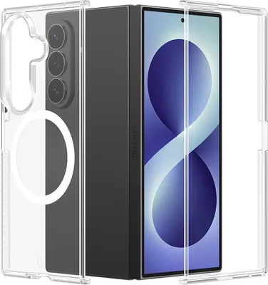 Immagine prodotto di Custodia protettiva robusta per Galaxy Z Fold 8 Ultra, con protezione completa, magnetica, resistente agli urti, fino a 2 metri, trasparente