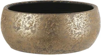 Produktbild von Mica Decorations Blumentopf - goldfarben - Schale - 15 x 37 cm