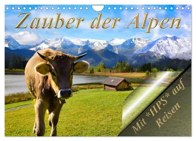 Produktbild von Zauber der Alpen (Wandkalender 2027 DIN A4 quer), CALVENDO Monatskalender