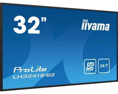 Productafbeelding van iiyama LH3241S-B2 iiyama PROLITE LH3241S-B2 LED-Display, schwarz, 80,0 cm (32,0 Zoll)