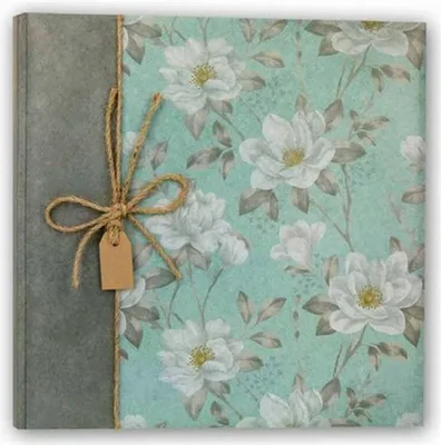 Produktbild von ZEP GD323250G Fotoalbum Garden Grey 32x32 cm 50 Seiten Schleife Geschenkbox