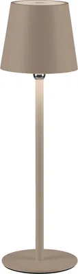 Produktbild von Selltec LED Tischleuchte Akku Touchdimmer Akku USB aufladbar, Kugelgelenk beige Außenbereich, Wohnzimmer, Schlafzimmer, Esszimmer, Küche, Badezimmer