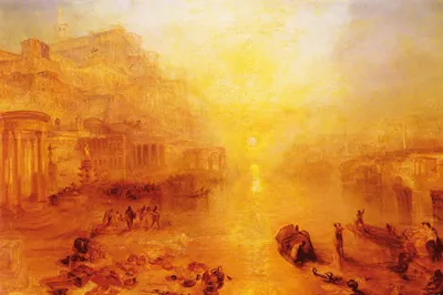 Zdjęcie produktu dla Joseph William Turner Art Print Obraz - Owidiusz wygnany z Rzymu, 1838 (120 x 180 cm)