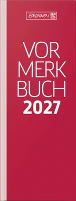 Produktbild von BRUNNEN Vormerkbuch Mod. 785 2027 | 108×297 mm, Papier, rot