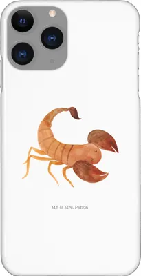 Produktbild von Mr. & Mrs. Panda Iphone 11 Pro Handyhülle Sternzeichen Skorpion Classic - Weiß - Geschenk, Oktober, Skorpione, Geburtstag, November, Premium Kunststoff, Handy Case