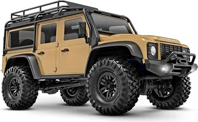 Produktbild von TRAXXAS TRX-4M LR Defender 4x4 tan 1/18 Crawler RTR
