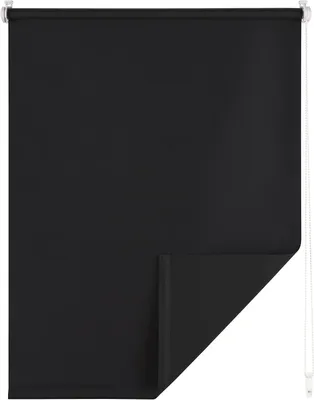 Productafbeelding van Verduisterend rolgordijn - Privacy gordijn - Slaapkamer verduisteren - Montage zonder boren - 85 x 155 cm - Zwart