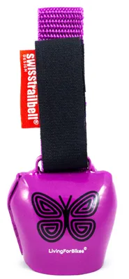 Produktbild von swisstrailbell® "Mexico Edition" Purple Bell: Black Mariposa, Lila Band