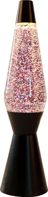 Obrázek produktu pro Lavalamp Black Pink Glitter, 40 cm