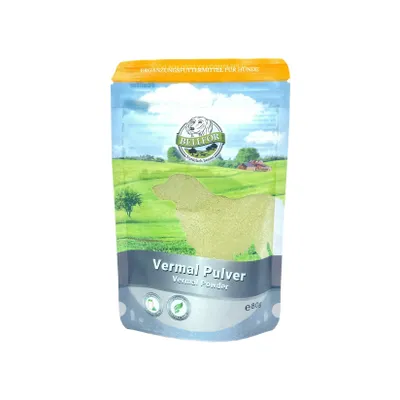 Produktbild von Bellfor Vermal - Pulver - Nahrungsergänzung für Hunde 80 g