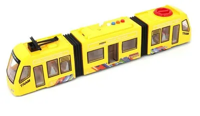 Productafbeelding van Geel trammodel, schaal 1:16