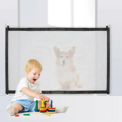 Produktbild von Baby Treppenschutzgitter Hunde Türschutzgitter Sicherheits Zaun Gitter 180x72cm