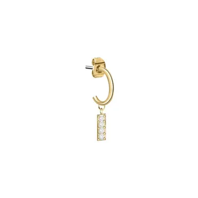 Image de Boucles d'oreilles simples "I" LPS02ARQ60