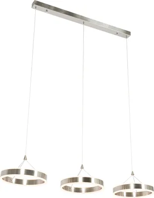 Produktbild von Hängelampe Stahl Länglich inkl LED 3 Stufen Dimmbar 3 Licht Lyani